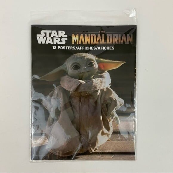 Disney Star Wars The Mandalorian Grogu Poster Book 12 Posters 8.5"x11" New - Picture 1 of 5